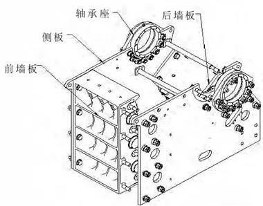 顎式破碎機組合機架